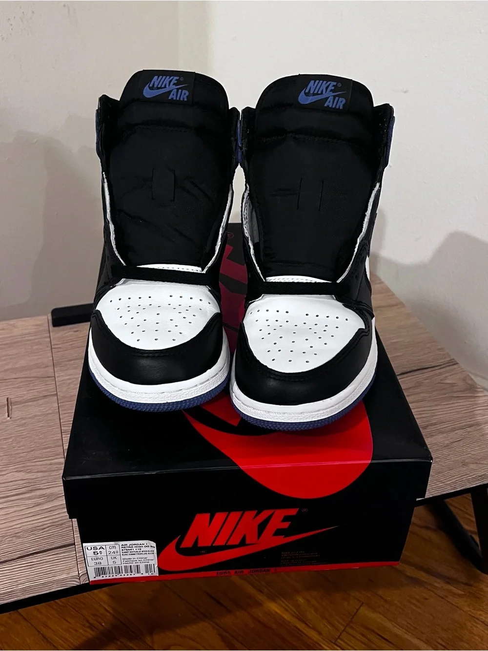 Nike Air Jordan Retro High OG 1s Blue Moon Sneakers